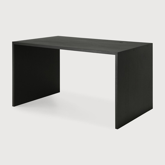 Ethnicraft Oak U Black Office Desk
