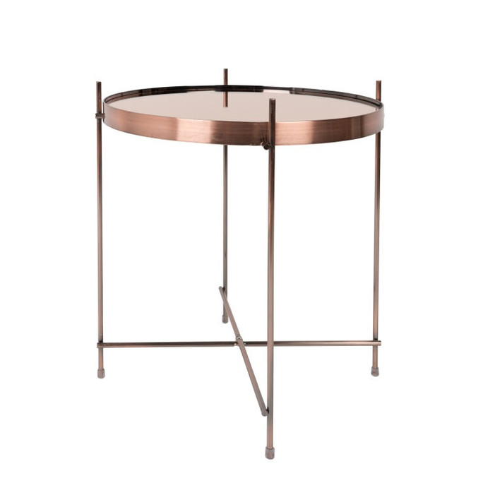 Copper Side Table Round - Cupid