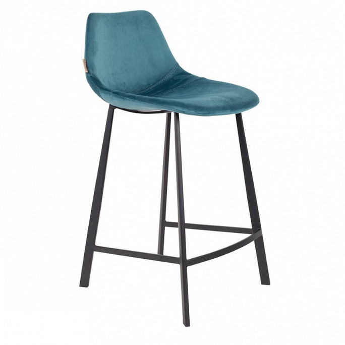 Dutch Bone Franky Counter Chairs - Petrol Blue