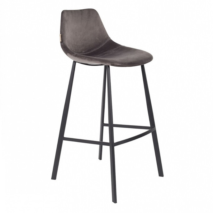 Dutch Bone Franky  Bar Chairs - Grey