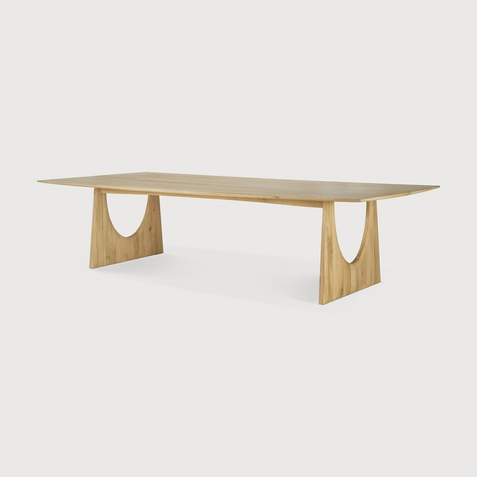 Ethnicraft Geometric Oak Meeting Table