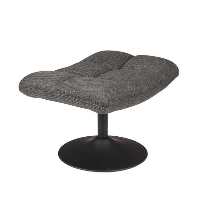 Dutch Bone Bar Foot Stool - Dark Grey