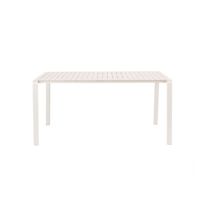 Clay White Aluminium Outdoor Dining Table - Vondel