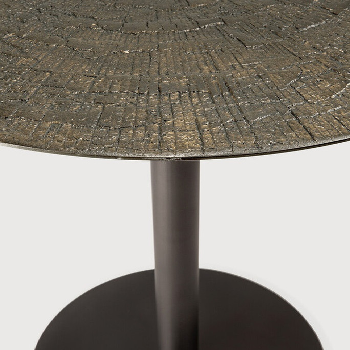 Ethnicraft Blend Whisky Elements & Bronze 90 cm Dining Table