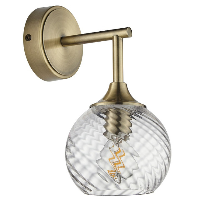 Gallery Direct Allegra Brass Wall Light