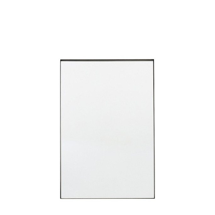 Gallery Direct Hurston Rectangular Wall Mirror – Black