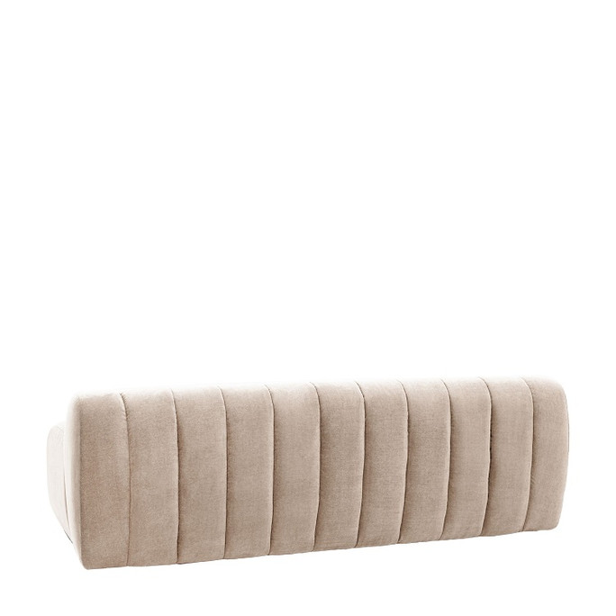 Gallery Direct Coste Cream Fabric 3‑Seater Sofa – Modern