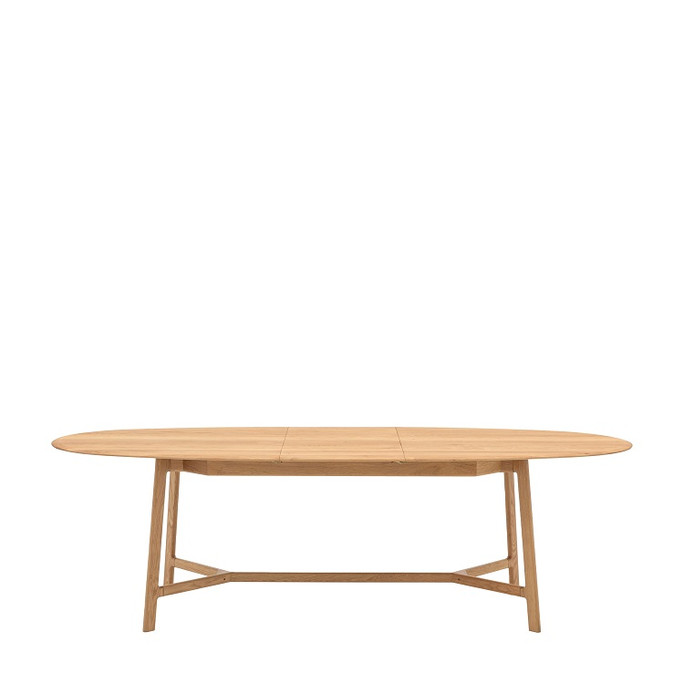 Gallery Direct Madrid Oak Extendable Dining Table 200/250x100x76