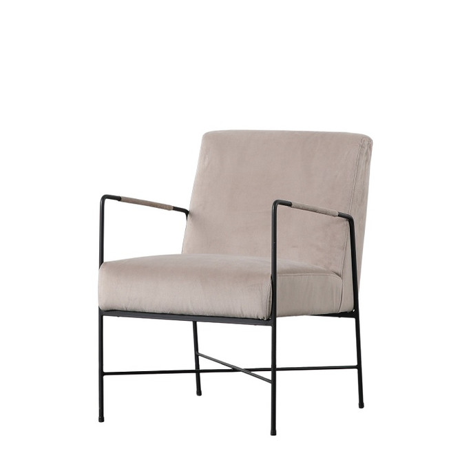 Gallery Direct Chartham Grey Fabric Armchair – Modern Gallery Direct Chartham Grey Fabric Armchair – Modern