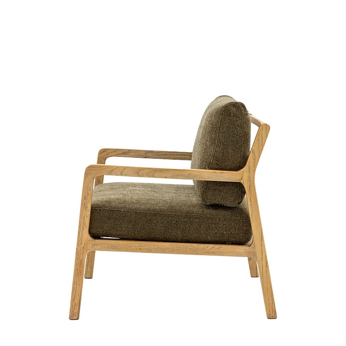 Gallery Direct Cortona Moss Green Fabric Armchair – Modern Gallery Direct Cortona Moss Green Fabric Armchair – Modern