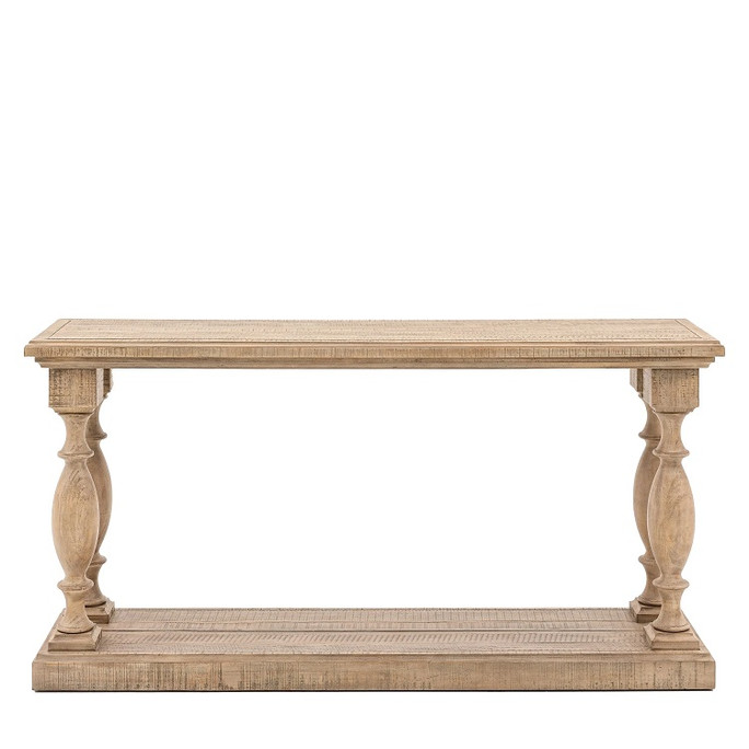 Gallery Direct Vancouver Natural Oak Console Table 1600x420x800