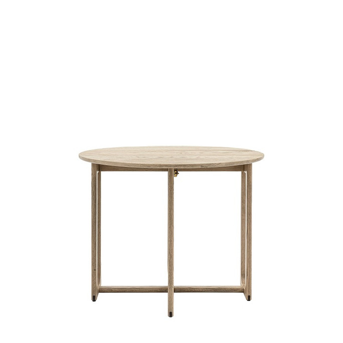 Gallery Direct Craft Smoked Oak Folding Dining Table