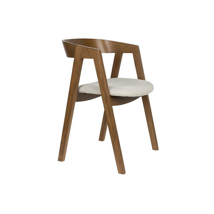 Pair of Walnut Dining Chairs -  Mads