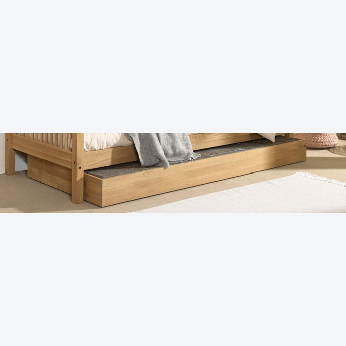 Solid Oak Underbed Drawer Forrest