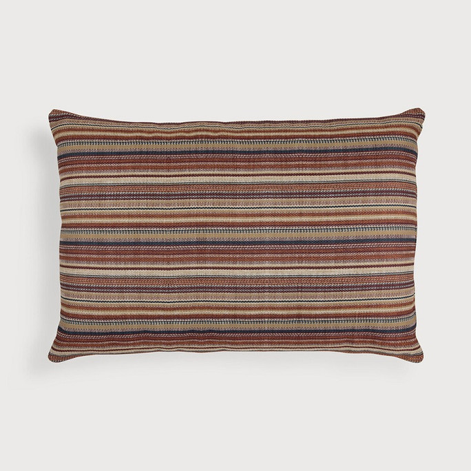 Ethnicraft Zahara Stripes 60 x 40 cm Outdoor Cushion - Terracotta