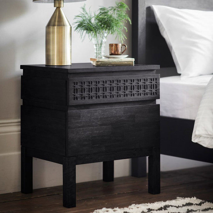 Gallery Boho Boutique 2 Drawer Bedside Table