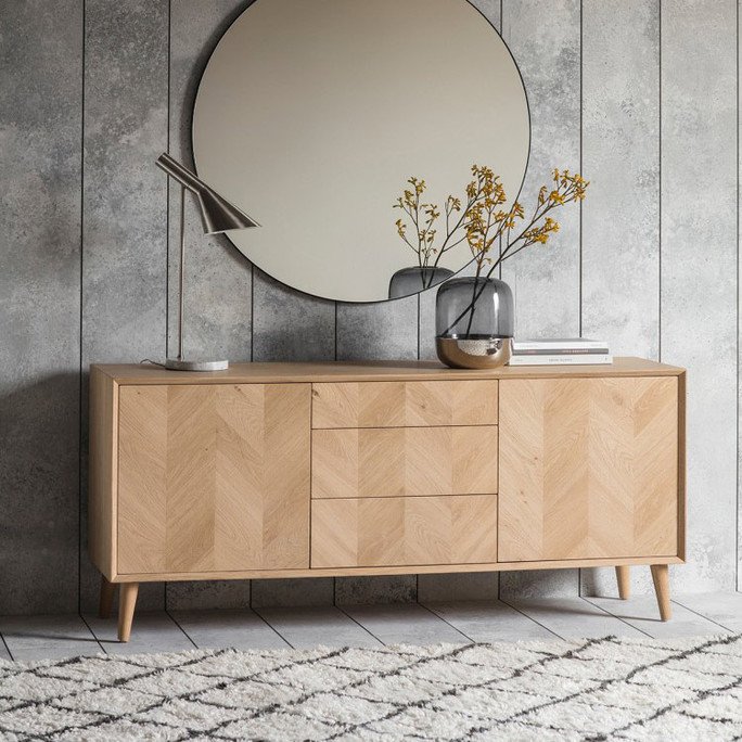 Gallery Milano 2 Door, 3 Drawer Sideboard