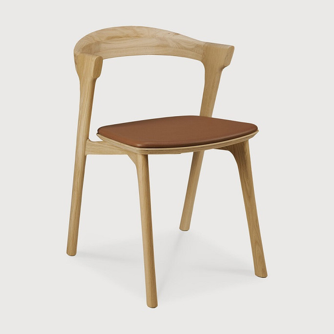 Ethnicraft Bok Dining Chair Oak & Leather