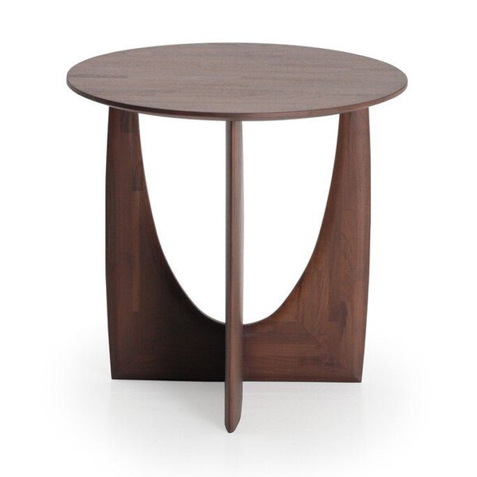 Ethnicraft Teak Geometric Side Table