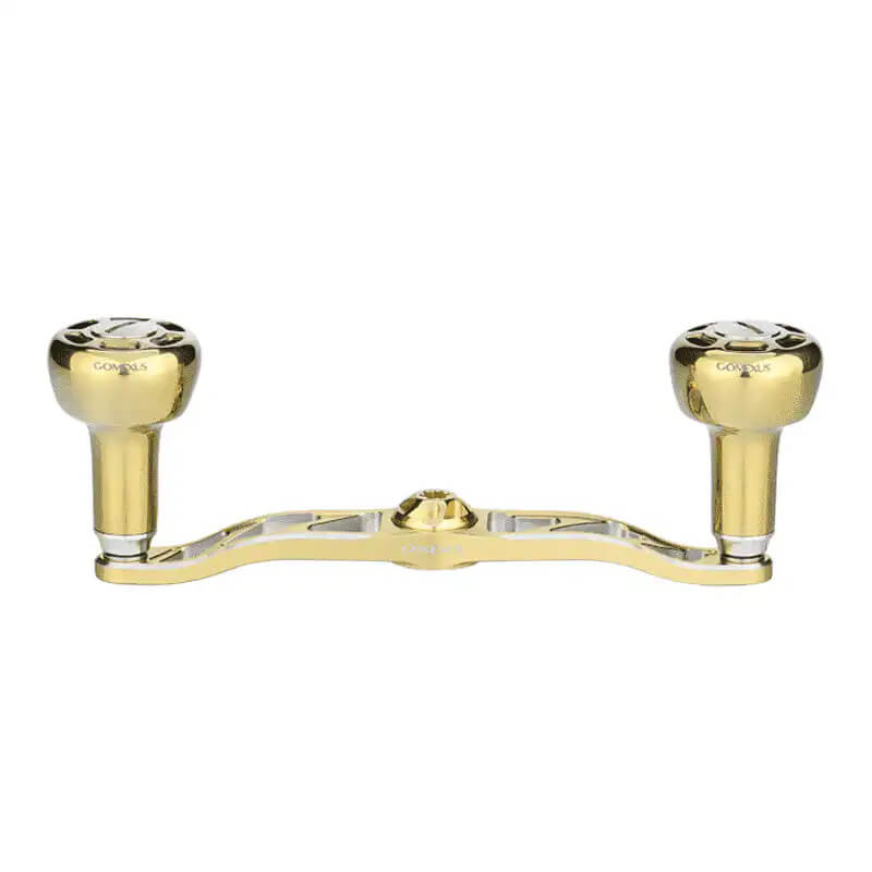 GOMEXUS 120MM GOLD ALUMINIUM HANDLE / GOLD TITANIUM KNOBS - Barra