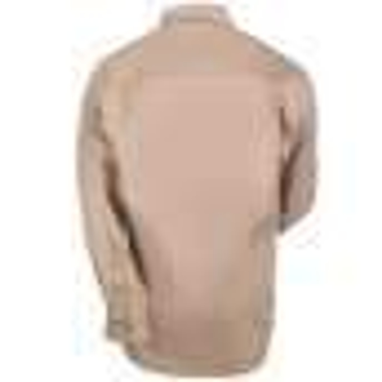 Lapco 7 oz. FR Western Pearl Snap Shirt in Khaki