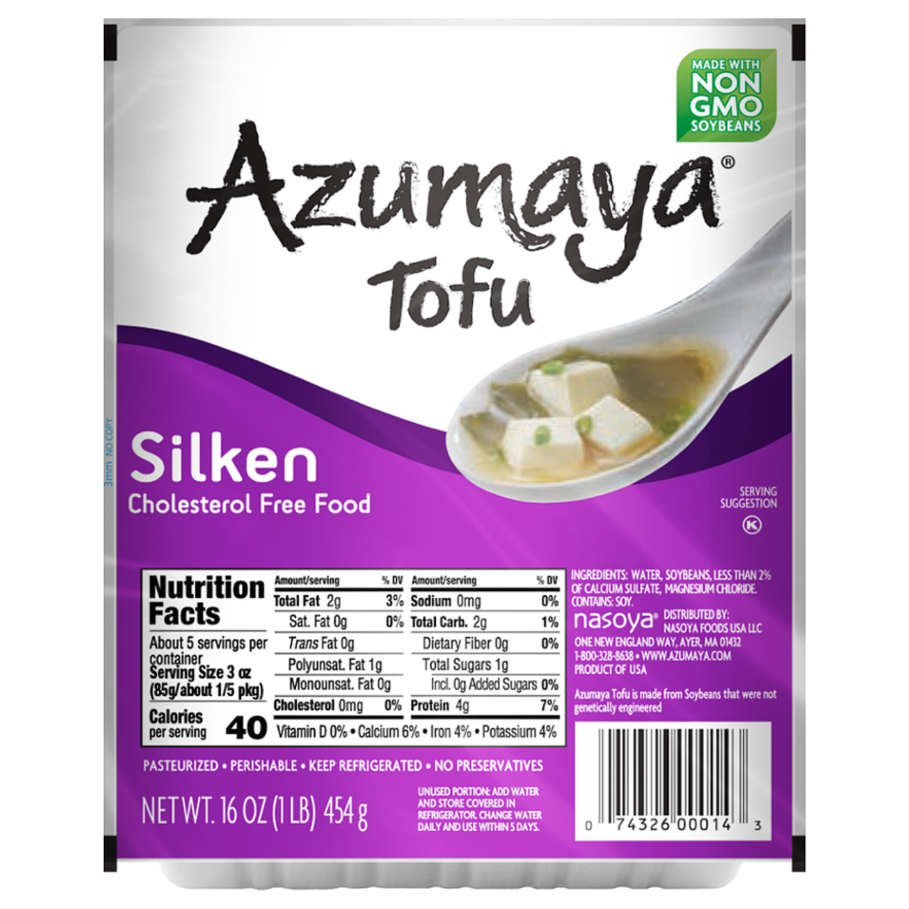 TOFPUR006VS | Silken Tofu (6/14OZ) - Pacific Coast Fresh Co.