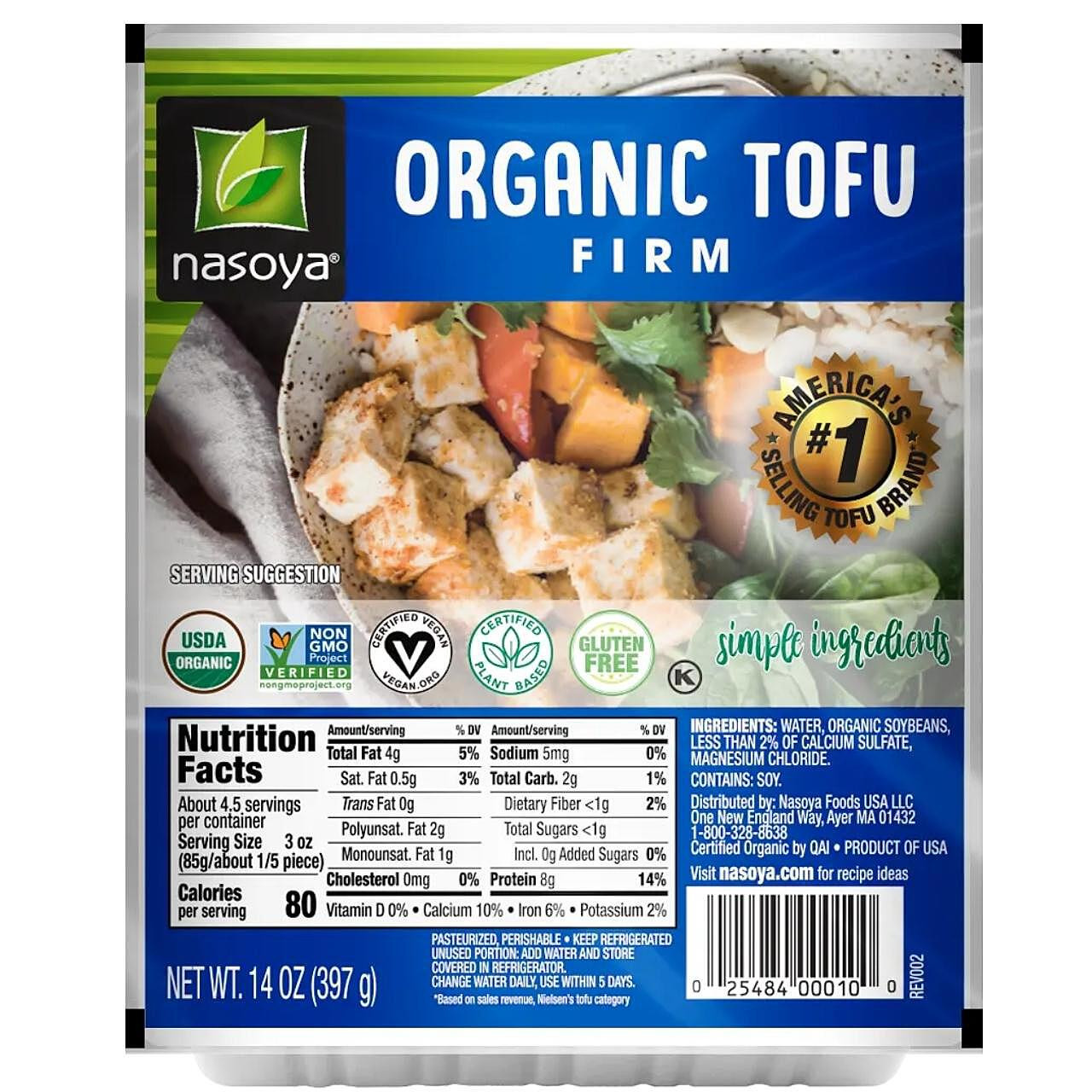 TOFGRE006VS | Firm Tofu (6/14OZ) - Pacific Coast Fresh Co.