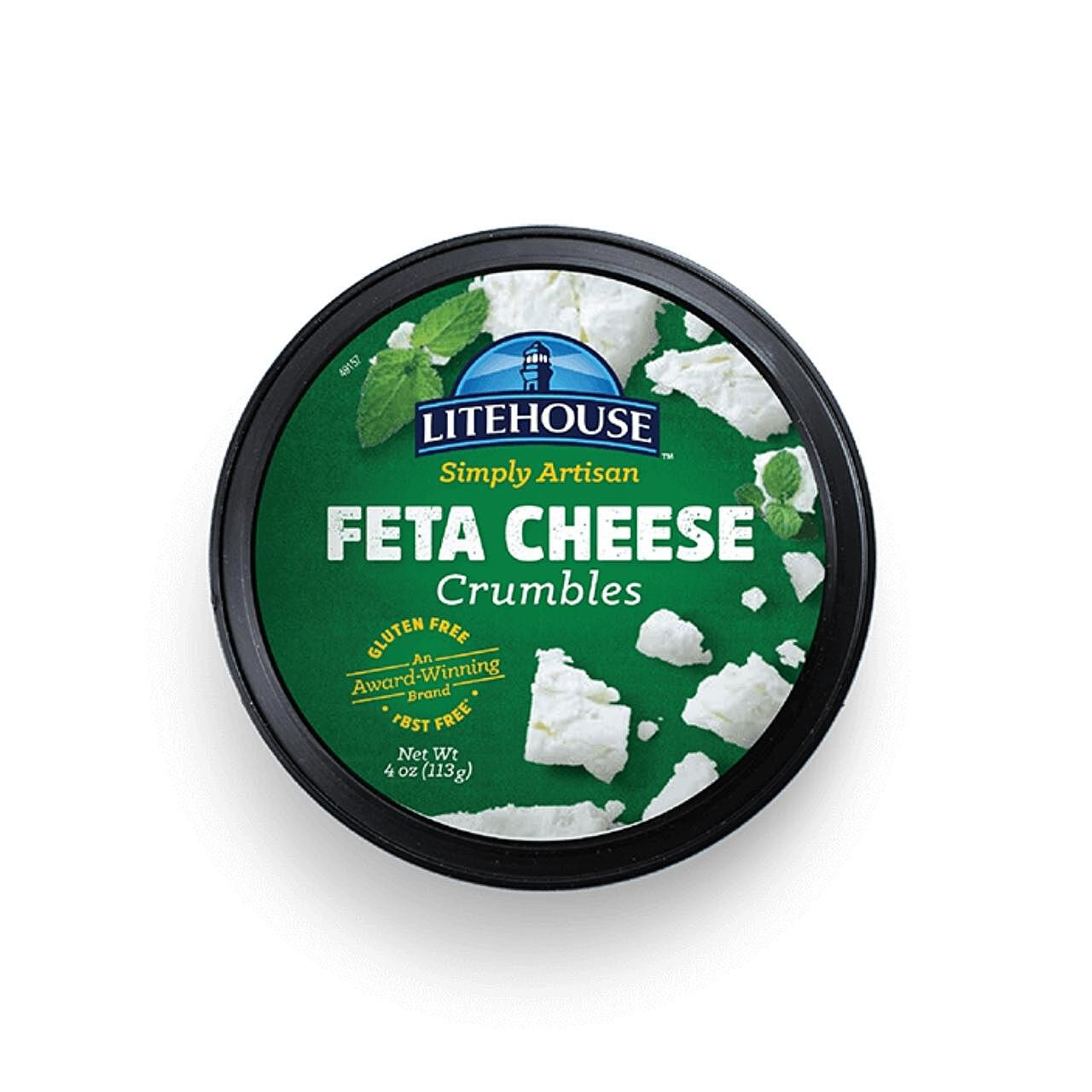 DRSFET006LH Litehouse FETA CHEESE CRUMBLES (6/4OZ) Pacific Coast