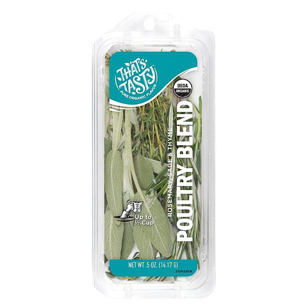 HERPOU003OR Organic Poultry Blend Herb (3/0.5OZ) Pacific Coast