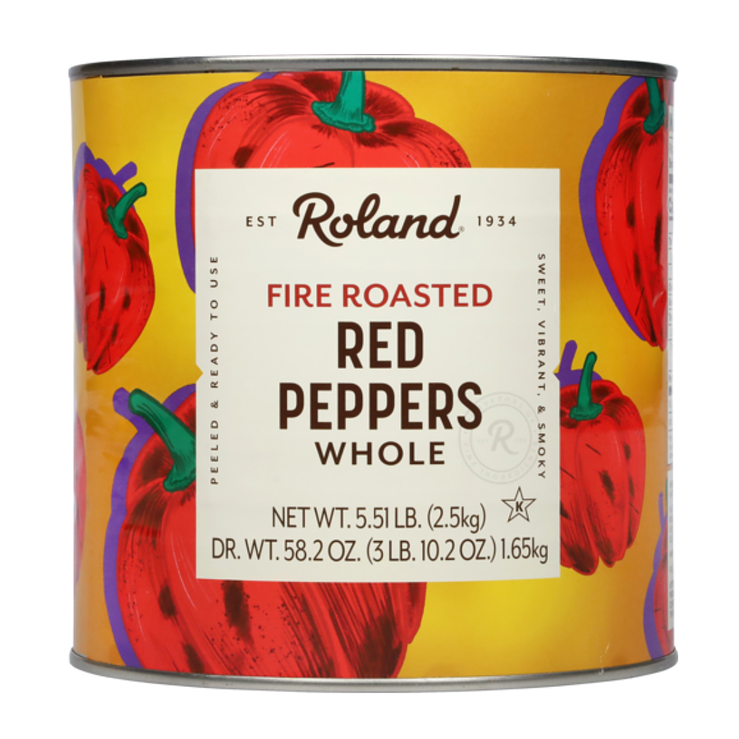 PEPRED2.5ROA | Roasted Red Peppers (2.5KG) - Pacific Coast Fresh Co.