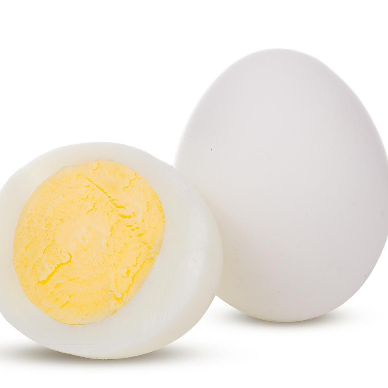 Two white and brown eggs art, Peeled Hard Boiled Eggs transparent