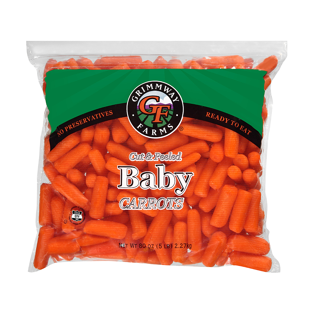 CARPEE008BAB | Classic Peeled Baby Carrot (8/5#) - Pacific Coast