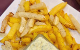 Root Veggie Fries with Herbed Yogurt Dip