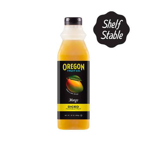 Diced Mango Fruit Pour