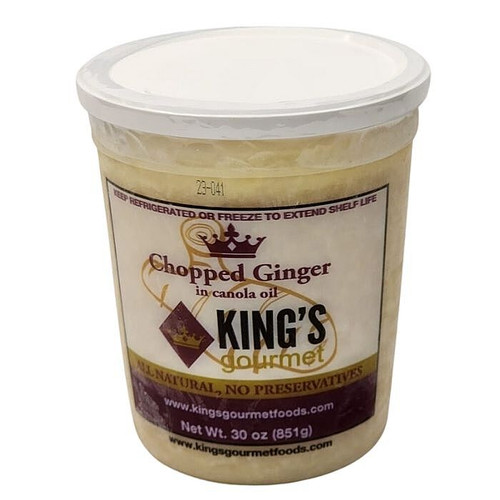 Frozen Chopped Ginger In Oil
