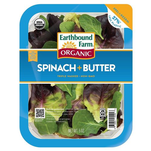 Earthbound Organic Spinach & Butter Lettuce Salad