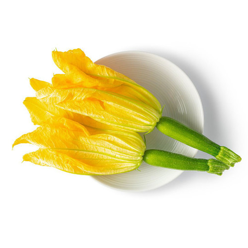 Micro Zucchini with Flower