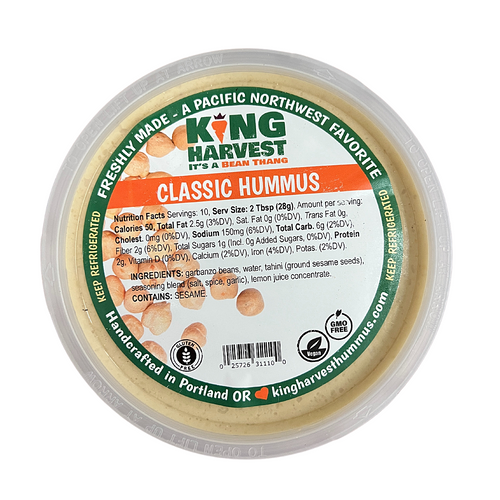 King Harvest Classic Hummus
 King Harvest Classic Hummus