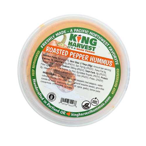 King Harvest Roasted Red Pepper Hummus