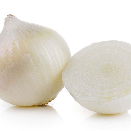 Peeled White Onion