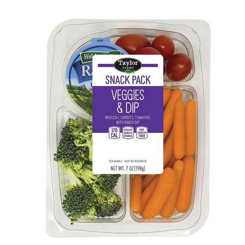 Veggies & Dip Snack Tray