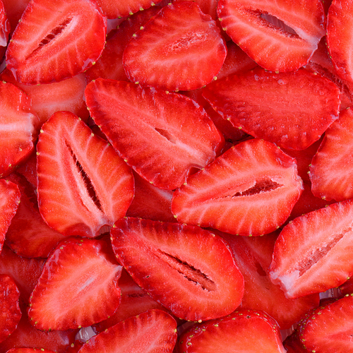 Frozen Sliced Strawberry