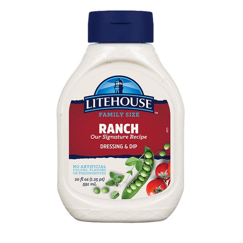 6/20OZ Litehouse RANCH SQUEEZE