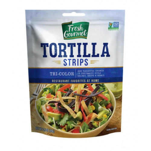 Fresh Gourmet Tri Color Tortilla Strip
