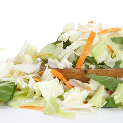 Diced Green Cabbage w/ Color