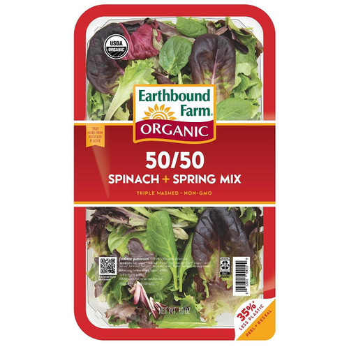 Earthbound Farm Organic 50/50 Spinach & Spring Mix