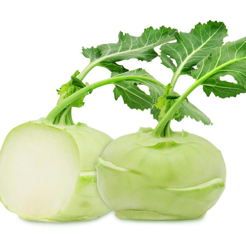 Green Kohlrabi Bunch