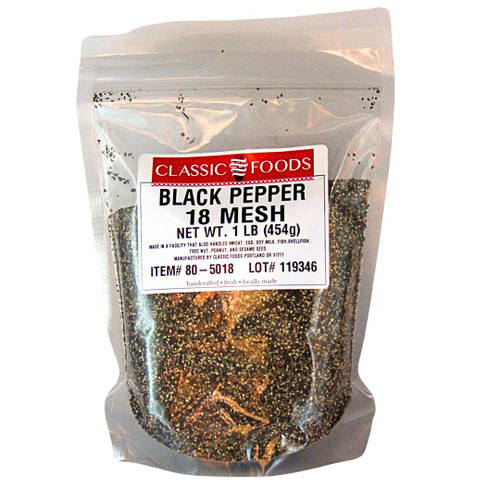 Black Pepper 18 Mesh Black Pepper 18 Mesh