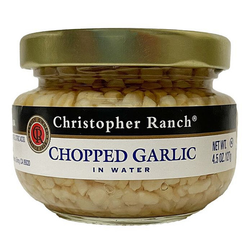 Chopped Garlic in Water