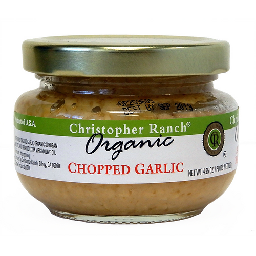 Organic Chopped Garlic